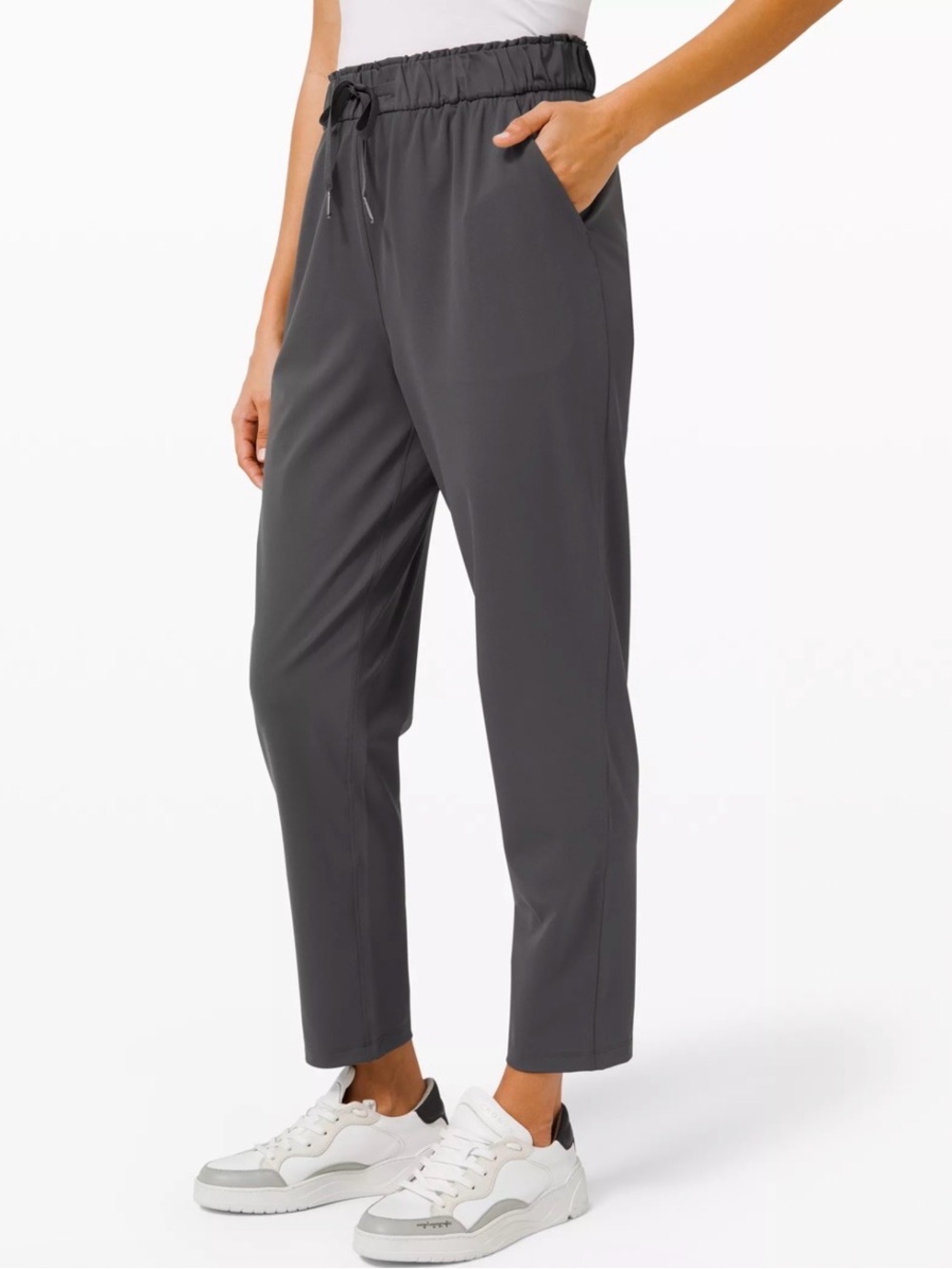 Lululemon Stretch High-rise Pants In Graphite Grey